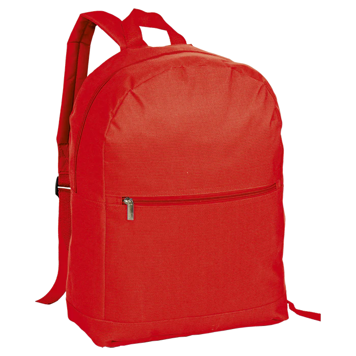 Barron BB0211 - Arch Design Backpack With Zippered Front Pocket