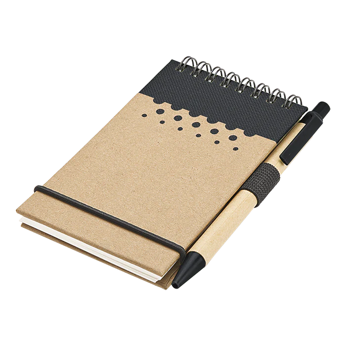 Barron BF0005 - Recycled Jotter Pad and Pen