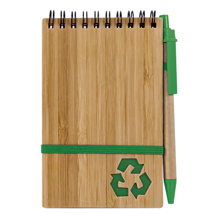 Bamboo Notebook With Pen - Image 3