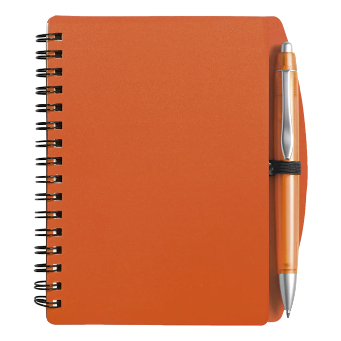 A6 Spiral Notebook and Pen