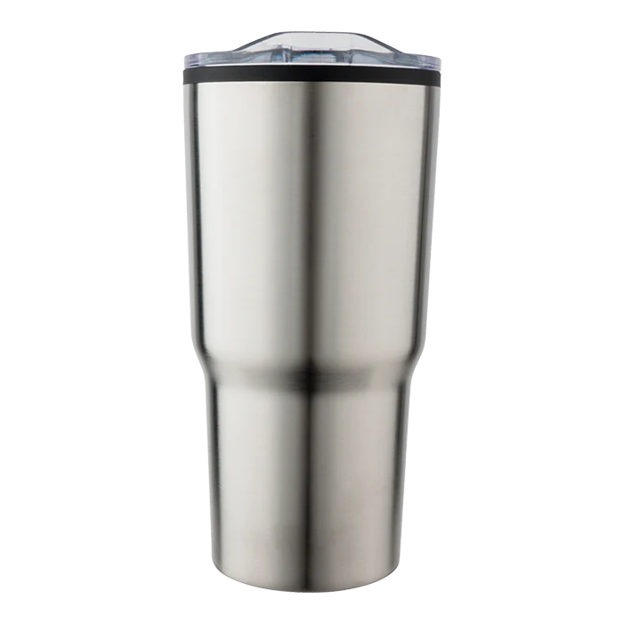 590ml Stainless Steel Mug With Clear Lid - Image 3