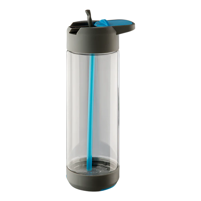 Barron 700ml Tritan Water Bottle With Phone Holder - Blue
