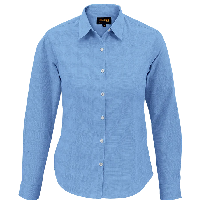 Barron Ladies Clifton Check Blouse Long Sleeve (LL-CLI)