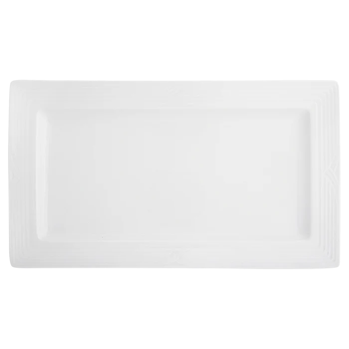 Arctic White Rectangle Plate