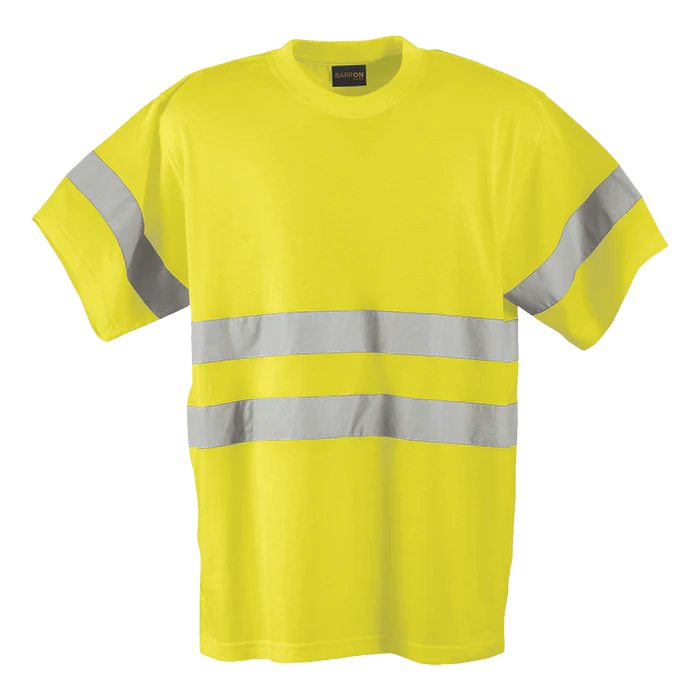 150g Poly Cotton Safety T-Shirt with tape - Image 3