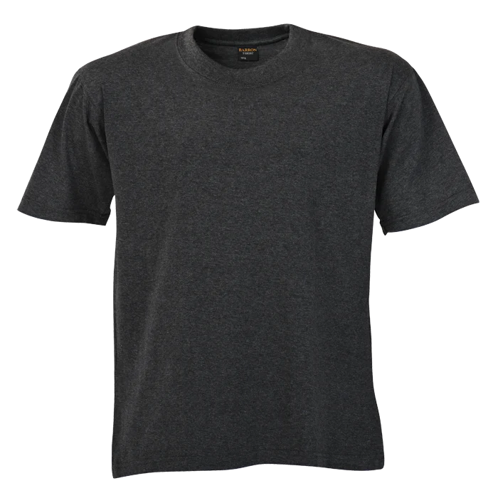 160g Barron Crew Neck T-Shirt - Charcoal Heather
