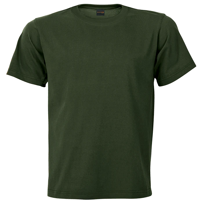 180g Barron Crew Neck T-Shirt - Military Green