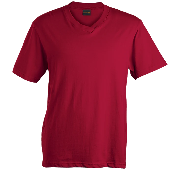 180g Barron V-Neck T-Shirt - Image 5