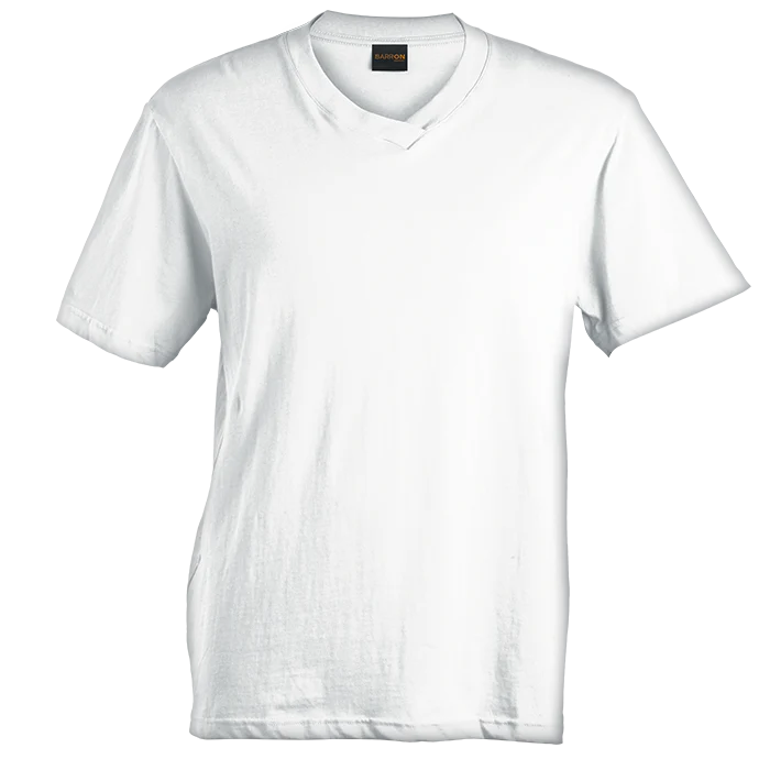 180g Barron V-Neck T-Shirt - Image 8